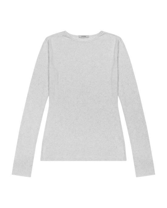 26SS 엔타이어 스튜디오 긴팔 티셔츠 ESSS26TO01239 0497 HEATHER GREY DOM - Entire Studios
