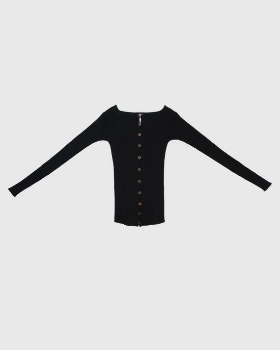 26SS 베이스레인지 긴팔 티셔츠 PUODLLISU26 BLACK DOM - Baserange
