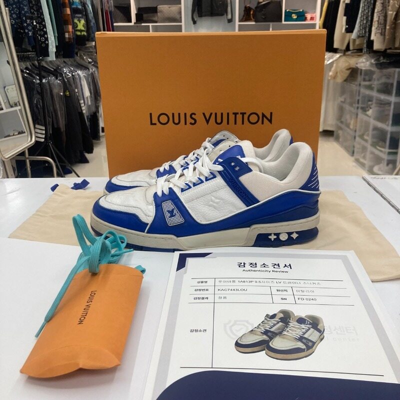 루이비통 LV 트레이너 스니커즈 9.5 - Louis Vuitton