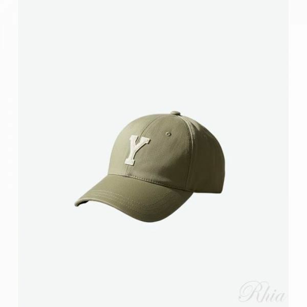 생로랑 26SS 816871 3YR57 2978 개버딘 Y 바시티 캡 - Saint Laurent