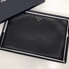 프라다 사피아노 삼각로고 클러치백 블랙  썸네일 1