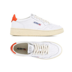 26SS 메달리스트 로우탑 스니커즈 화이트/오렌지탭 AULM LL24 썸네일 1