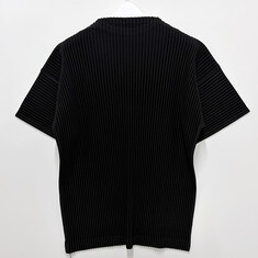 더팩토리 26SS 옴므 플리세 이세이 미야케 MC 마치 하이넥 반팔티 / 블랙 (HP66JK033 15) 썸네일 1