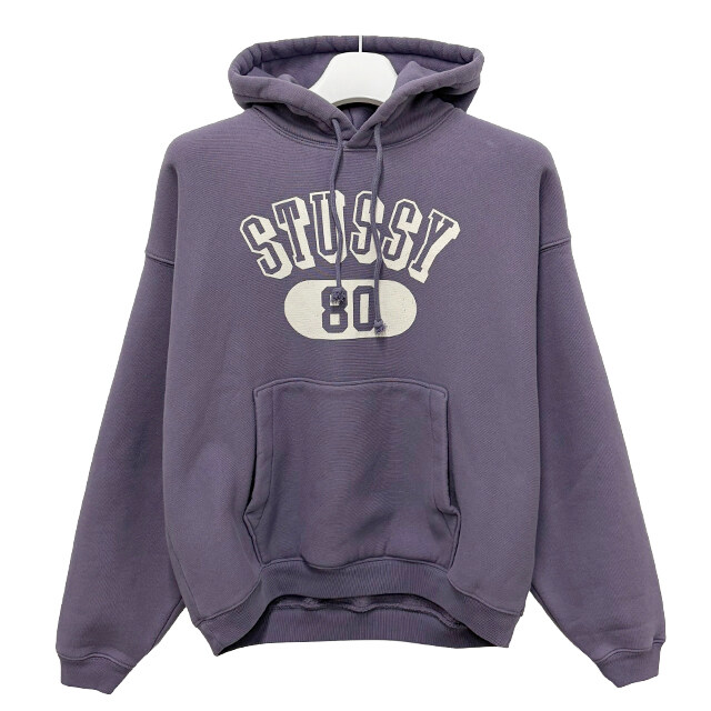 더팩토리 26SS 스투시 로고 80 릴렉스드 후드티 / 애쉬 퍼플 (118561 2603) - Stussy