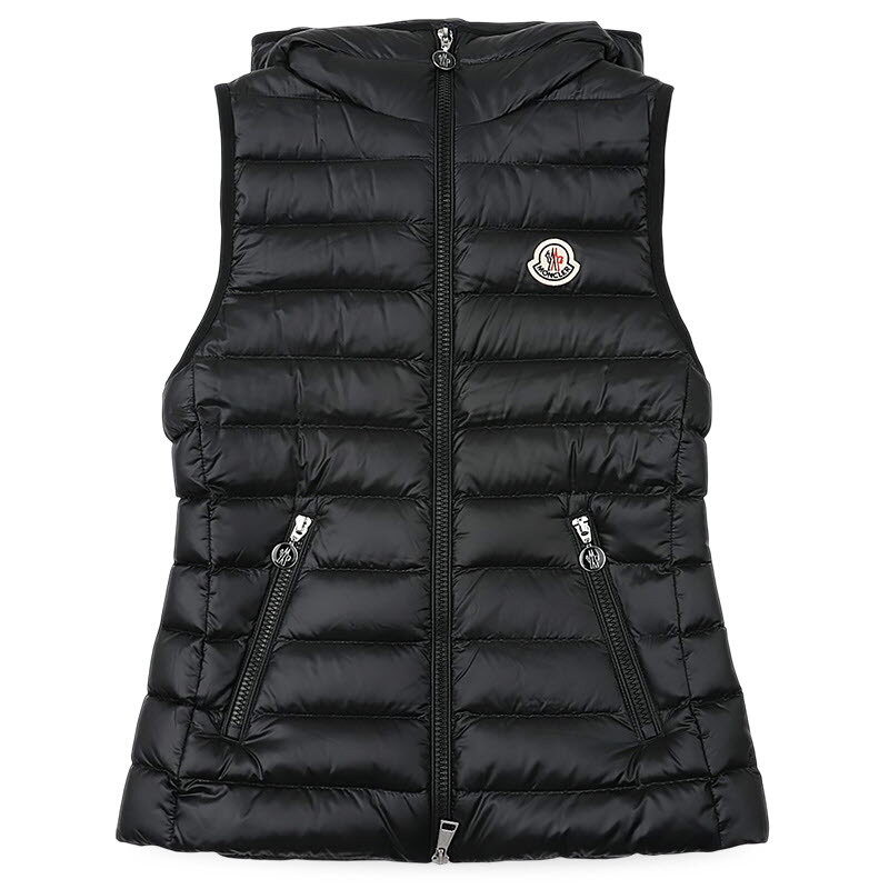 디몬트 몽클레어 여성 GLYGOSSE 후드 패딩 조끼(블랙) 1A00098 597YG 999 - Moncler