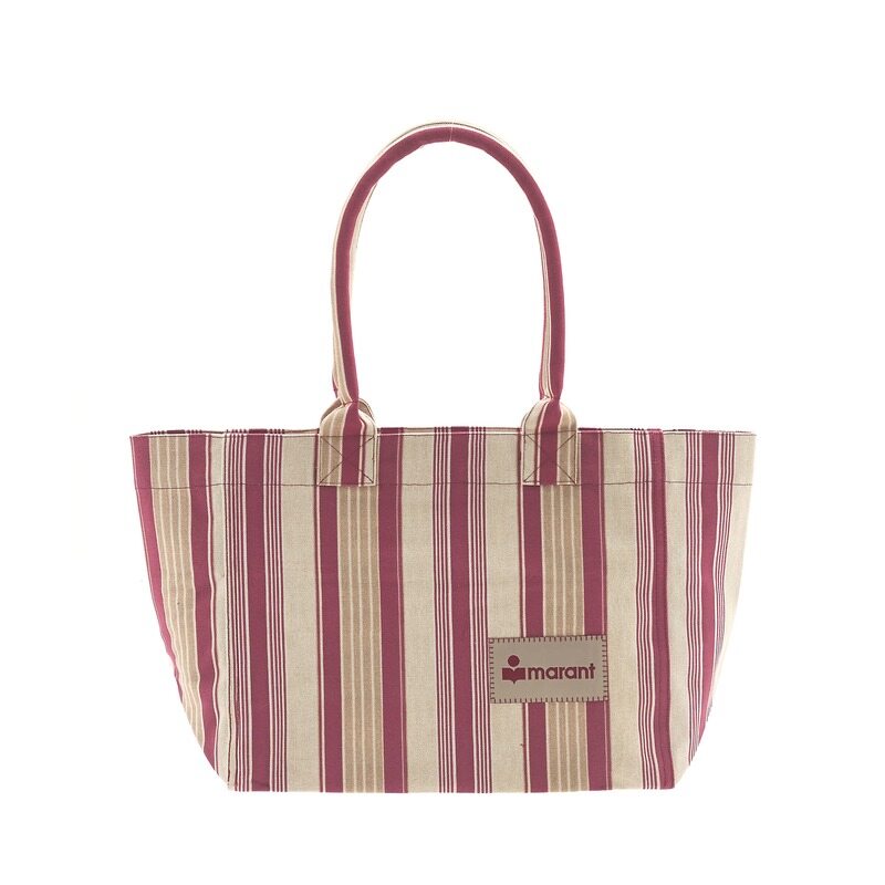 [이자벨마랑] 스트라이프 집업 토트백 26PPM0062FC_D1X13M_70RD_RED - Isabel Marant