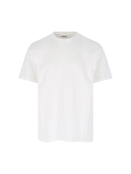 26SS 오라리 반팔 티셔츠 A00P02GT WHITE DOM - Auralee