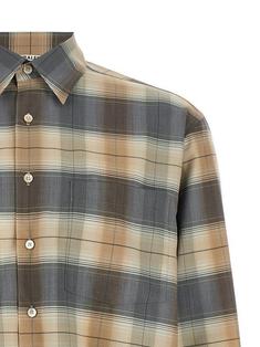 26SS 오라리 긴팔 셔츠 A26SS01LC LIGHT BROWN CHECK DOM 썸네일 3