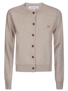 26SS 메종키츠네 베이비 폭스 메리노 레귤러 가디건 PW00502KT1181H218 LIGHT BEIGE MELANGE DOM 썸네일 1