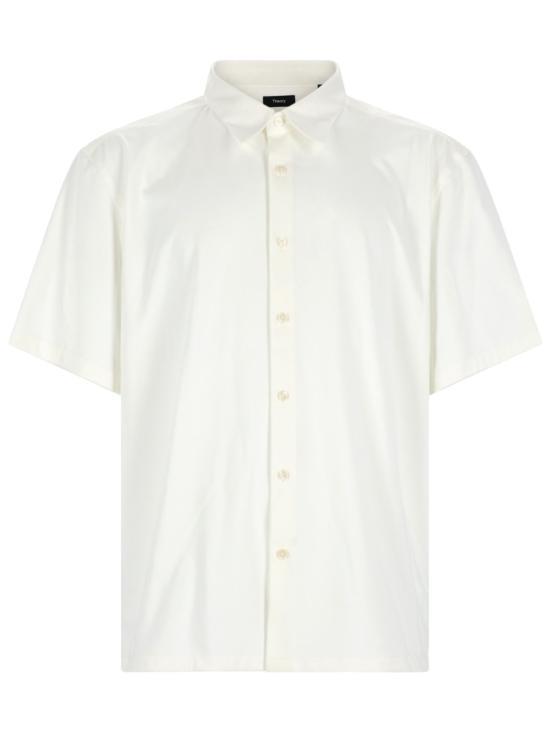26SS 띠어리 반팔 셔츠 L0494536 100 WHITE DOM - Theory