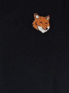 26SS 메종키츠네 폭스 헤드 레귤러 폴로 티셔츠 PM00209KP0002P199 BLACK DOM 썸네일 3