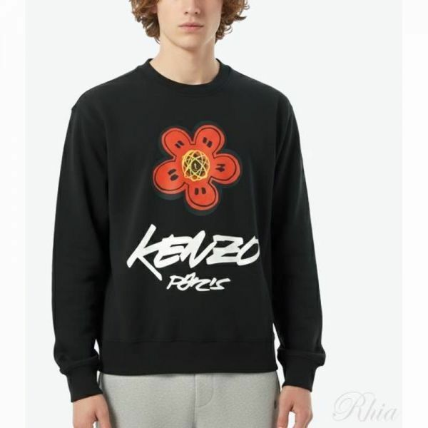 겐조 보크 플라워 스웨트셔츠 FF6 5SW252 4MC 99J - Kenzo