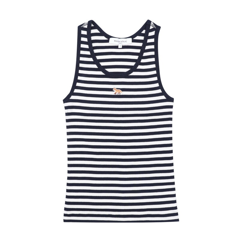 메종키츠네 PW00619KJ7033 0392 여성 슬리브리스 - Maison Kitsune