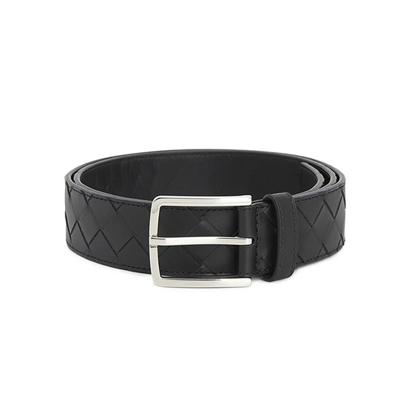 보테가 베네타 남성 가죽 벨트 26SS 보테가베네타 인트레치아토 벨트 609182 - Bottega Veneta
