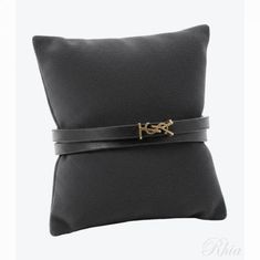 생로랑 26SS 카프 카산드레 두줄 브레이슬릿 745602 BL40J 1000 썸네일 1