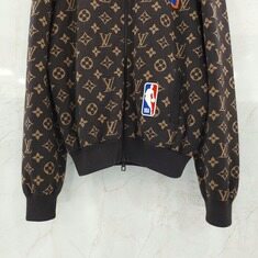 [럭스유] M / 루이비통 NBA 모노그램 니트 블루종 자켓 1A8WYN 썸네일 4