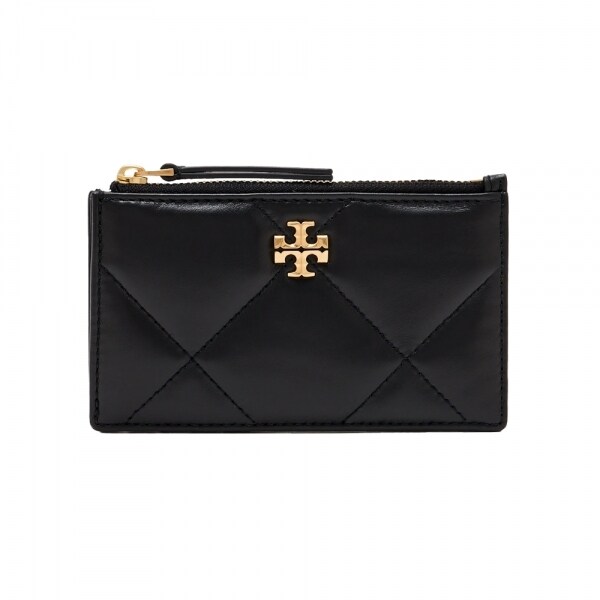 26SS 키라 다이아몬드 퀄팅 카드지갑 블랙 158629 001 - Tory Burch
