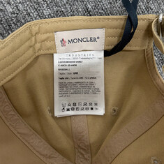 더팩토리 26SS 몽클레어 여성 로고 와펜 패치 개버딘 베이스볼 볼캡 / 베이지 (3B00008 04863 209) 썸네일 5