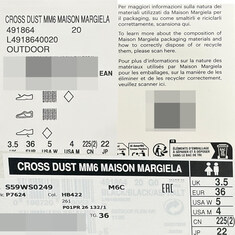 논현 더팩토리 26SS 살로몬 X MM6 메종 마르지엘라 여성 CROSS DUST 스니커즈 L49186400 / 블랙 아스팔트 (S59WS0249 P7624 HB422 / L49186400) 썸네일 9
