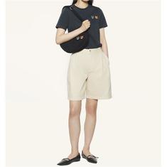 메종키츠네 OW011CFKJ7026 ANTHRACITE 더블폭스헤드 반팔티셔츠 썸네일 3