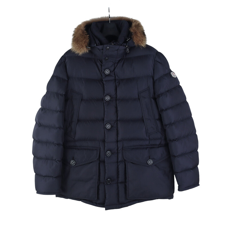 몽클레어 D20914138025 클루니 후드 다운 자켓 네이비 5사이즈 37142Y - Moncler