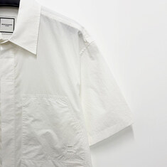 논현 더팩토리 26SS 우영미 코튼 반팔 셔츠 / 화이트 (W261SH34 844W) 썸네일 3