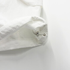 논현 더팩토리 26SS 우영미 코튼 반팔 셔츠 / 화이트 (W261SH34 844W) 썸네일 5