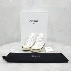[럭스유] (새상품) 35 / 셀린느 캔버스 블랭크 레이스업 스니커즈 343202006C 썸네일 8