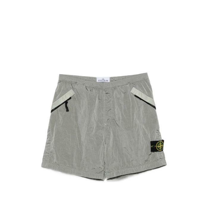 [국내발송] 스톤아일랜드 나일론 메탈 에코닐 쇼츠 그레이 L100008 S0019 V0061 - Stone Island