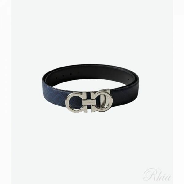 살바토레 페라가모 26SS 간치니 리버시블 벨트 679710 790394 - Salvatore Ferragamo