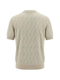 26SS 펜디 코튼 FF 셀러리아 스웨터 FZX051 AU7O F0B9Y LIGHT GREY DOM 썸네일 2