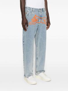 26SS 아이스크림 데님 팬츠 ICD25203 HEAVY WASH BLUE DOM 썸네일 5