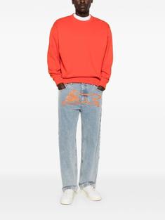 26SS 아이스크림 데님 팬츠 ICD25203 HEAVY WASH BLUE DOM 썸네일 4