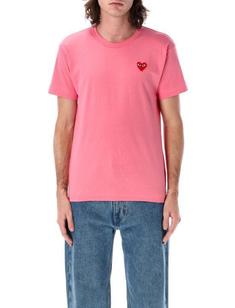 26SS 꼼데가르송 반팔 티셔츠 AX T272 051 3 PINK DOM 썸네일 4