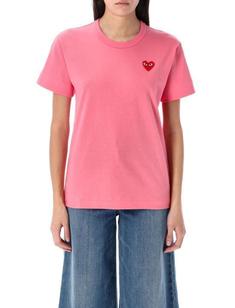 26SS 꼼데가르송 반팔 티셔츠 AX T272 051 3 PINK DOM 썸네일 1