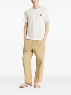 26SS 메종키츠네 폭스 헤드 레귤러 티셔츠 PM00107KJ70260063 NOBLE BEIGE DOM 썸네일 3