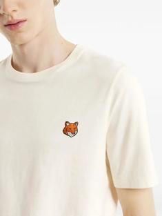 26SS 메종키츠네 폭스 헤드 레귤러 티셔츠 PM00107KJ70260063 NOBLE BEIGE DOM 썸네일 2