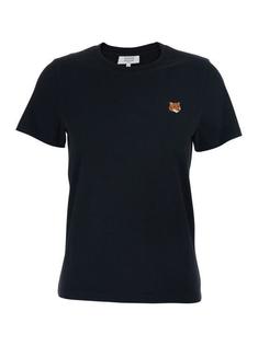 26SS 메종키츠네 폭스 헤드 레귤러 티셔츠 PW00113KJ7026P199 BLACK DOM 썸네일 1