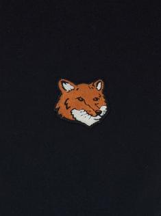 26SS 메종키츠네 폭스 헤드 레귤러 티셔츠 PW00113KJ7026P199 BLACK DOM 썸네일 3