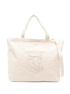 26SS 메종키츠네 폭스 헤드 XL 토트백 LW05105WW01070432 MACADAMIA DOM 썸네일 1