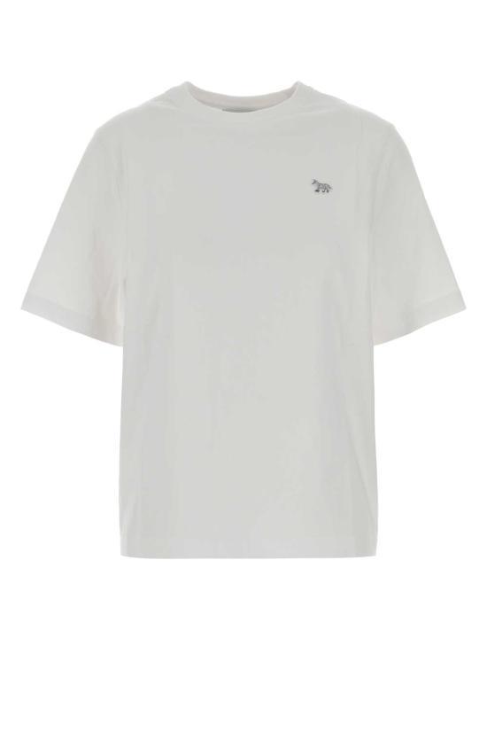 26SS 메종키츠네 반팔 티셔츠 OW00130KJ0119P100 WHITE DOM - Maison Kitsune