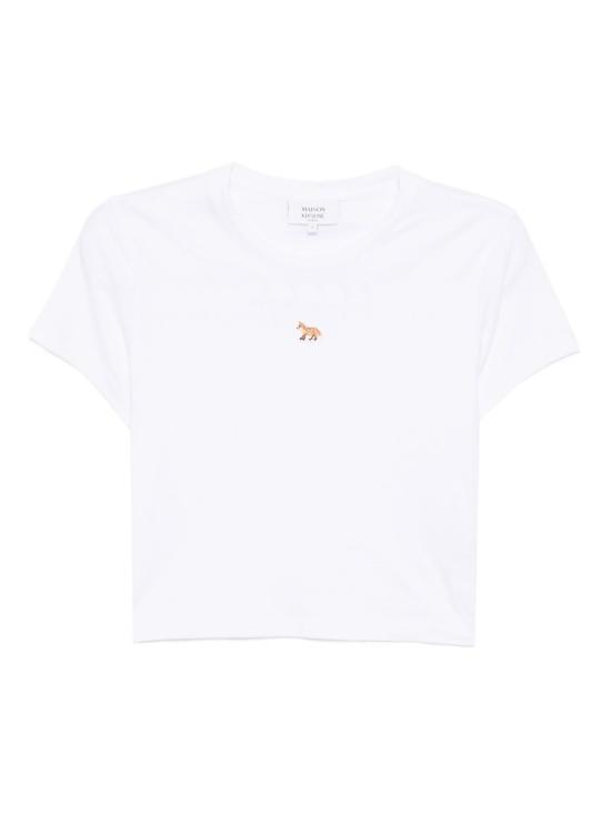 26SS 메종키츠네 베이비 폭스 베이비 티셔츠 PW00111KJ7026P100 WHITE DOM - Maison Kitsune
