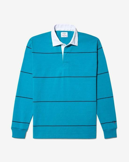 26SS 노아 폴로 티셔츠 NOAU261MRTL208BL CYAN NAVY DOM - NOAH