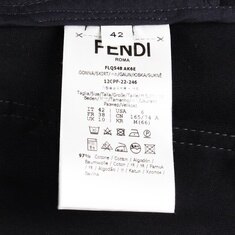 펜디 자카드 FF 블랙 벨벳 트랙 팬츠 44(28~30) 썸네일 6