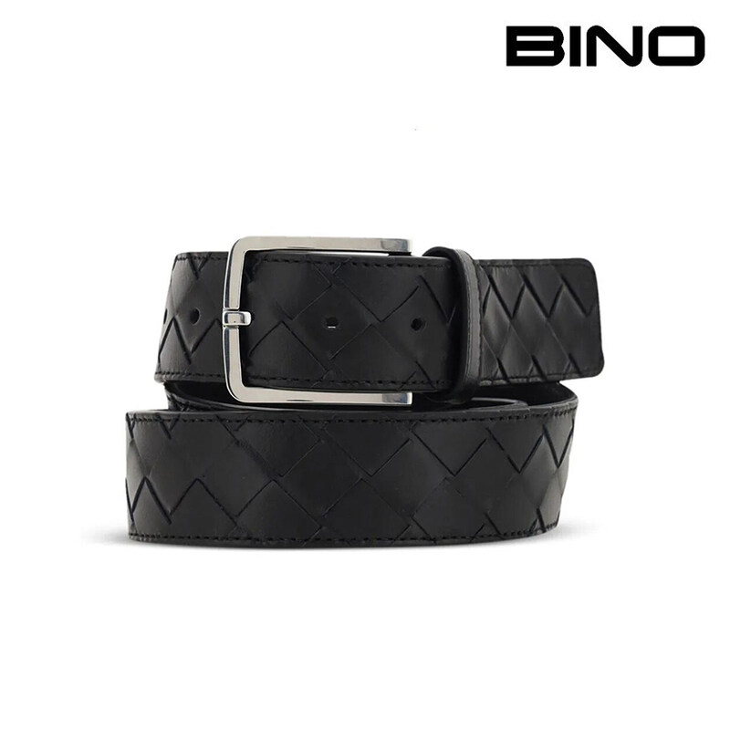 보테가 베네타 남성 가죽 벨트 26SS 보테가베네타 인트레치아토 벨트 609182 - Bottega Veneta