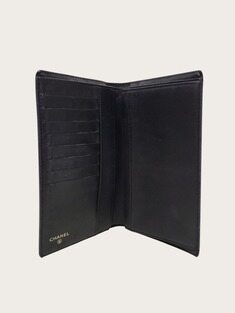 [중고명품/루이스잇] 샤넬 블랙 캐비어 타임리스 CC로고 장지갑 썸네일 3