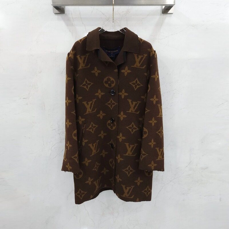 [럭스유] 34 / 루이비통 모노그램 로우 엣지 모노그램 코트 1A9DIY - Louis Vuitton