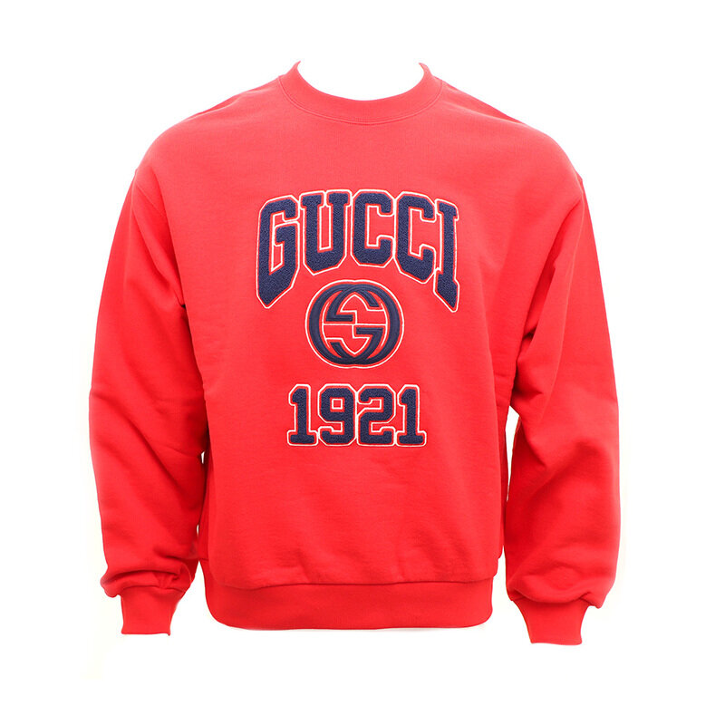 구찌 768530 자수 코튼 저지 스웨트 셔츠 맨투맨kk70681999 - Gucci