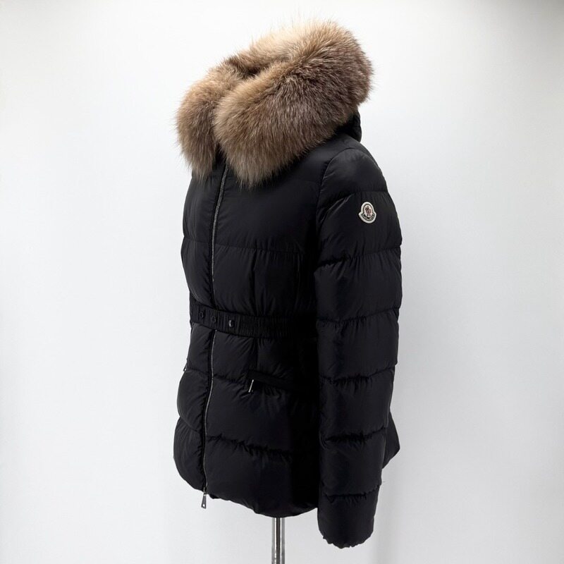 몽클레르 몽클레어 보에드 폭스퍼 여성 숏 패딩 - Moncler