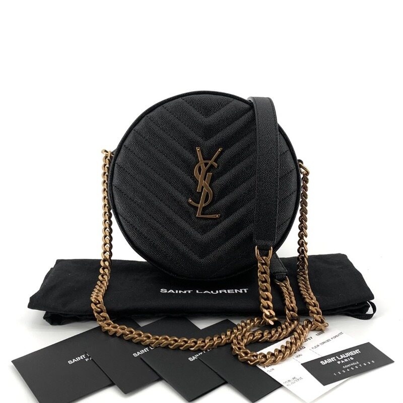 생로랑 모노그램 탬버린 크로스백 610436 - Saint Laurent